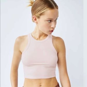 Sunday best/aritzia honor tank in rose cloud pink